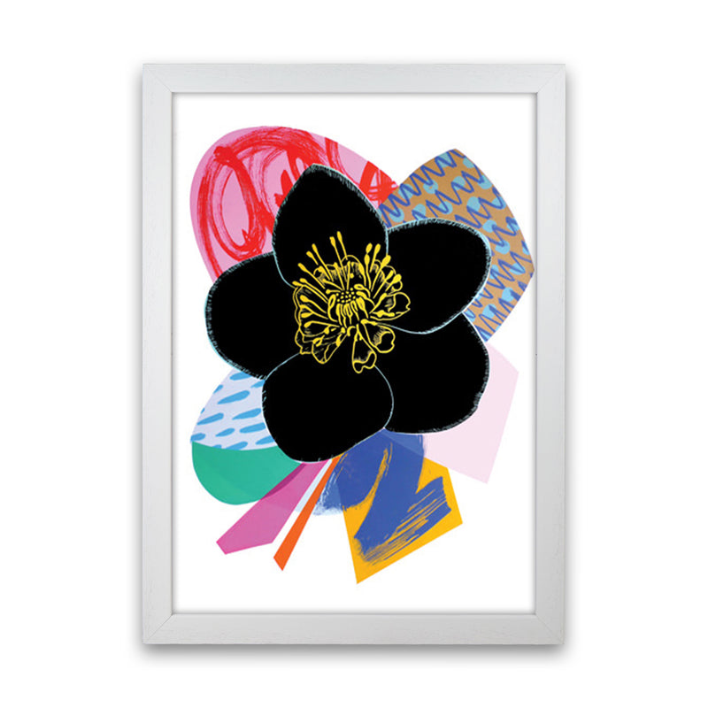 Hellebore 2 Series 1 Art Print by Kate Heiss White Grain