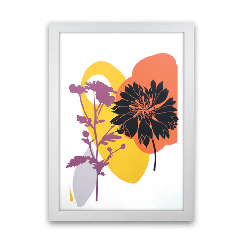 Scabiosa & Daisy Art Print by Kate Heiss White Grain
