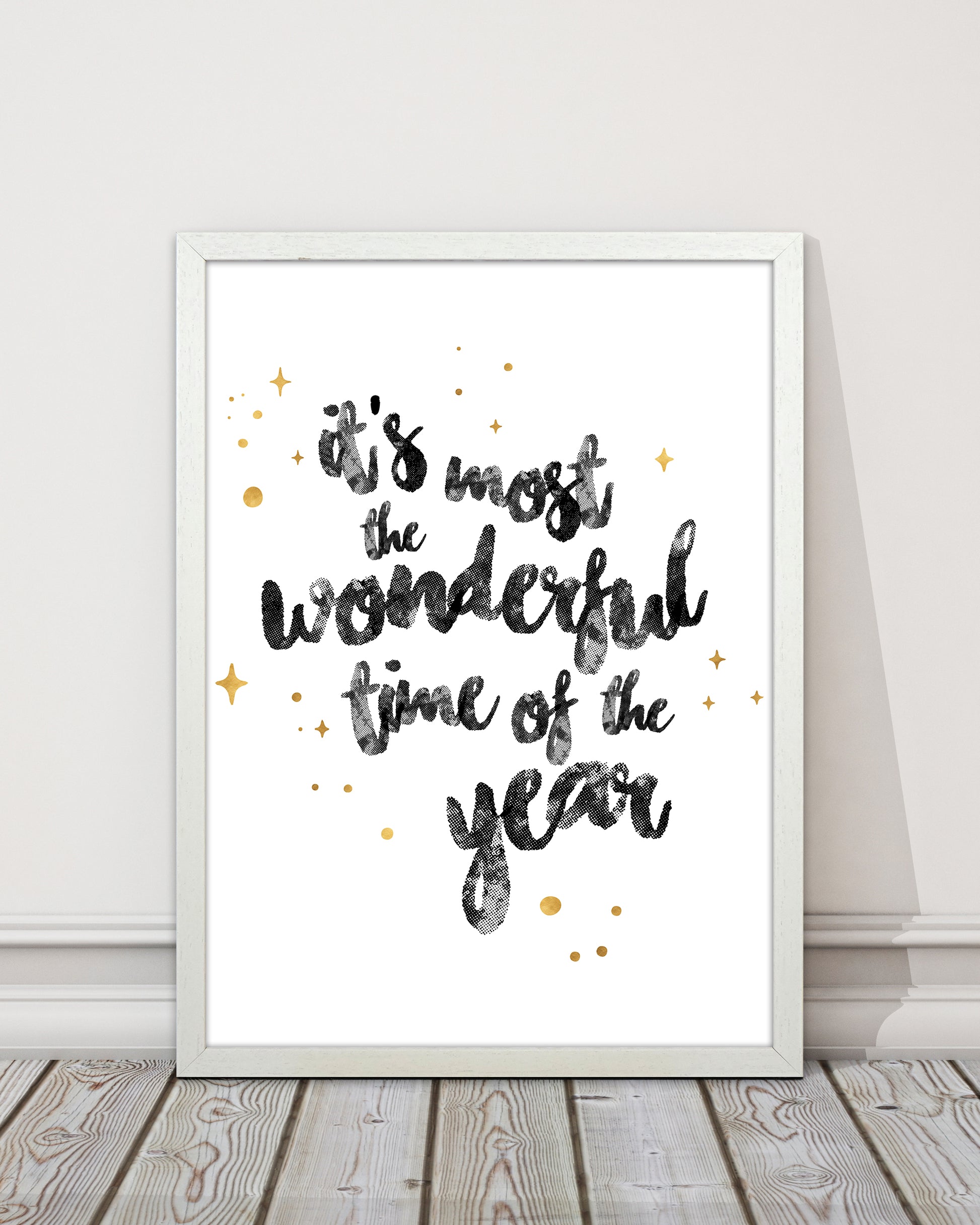 Wonderful time No 1 Christmas Art Print by Kookiepixel
