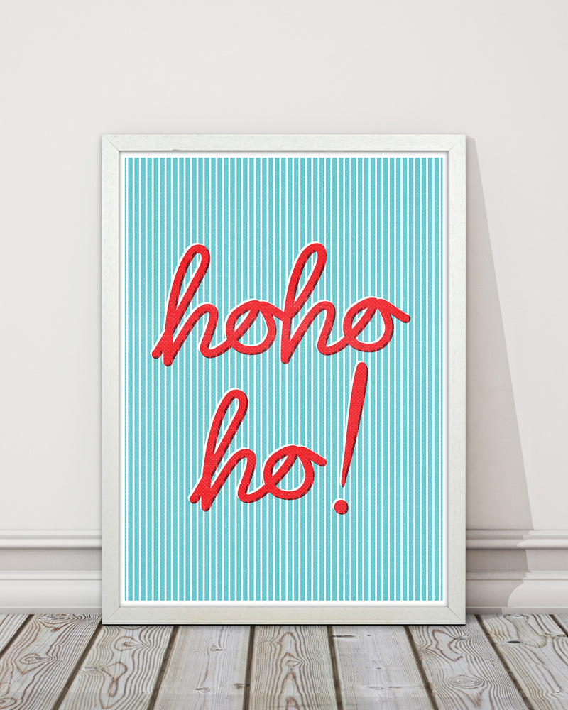 Hohoho Christmas Art Print by Kookiepixel