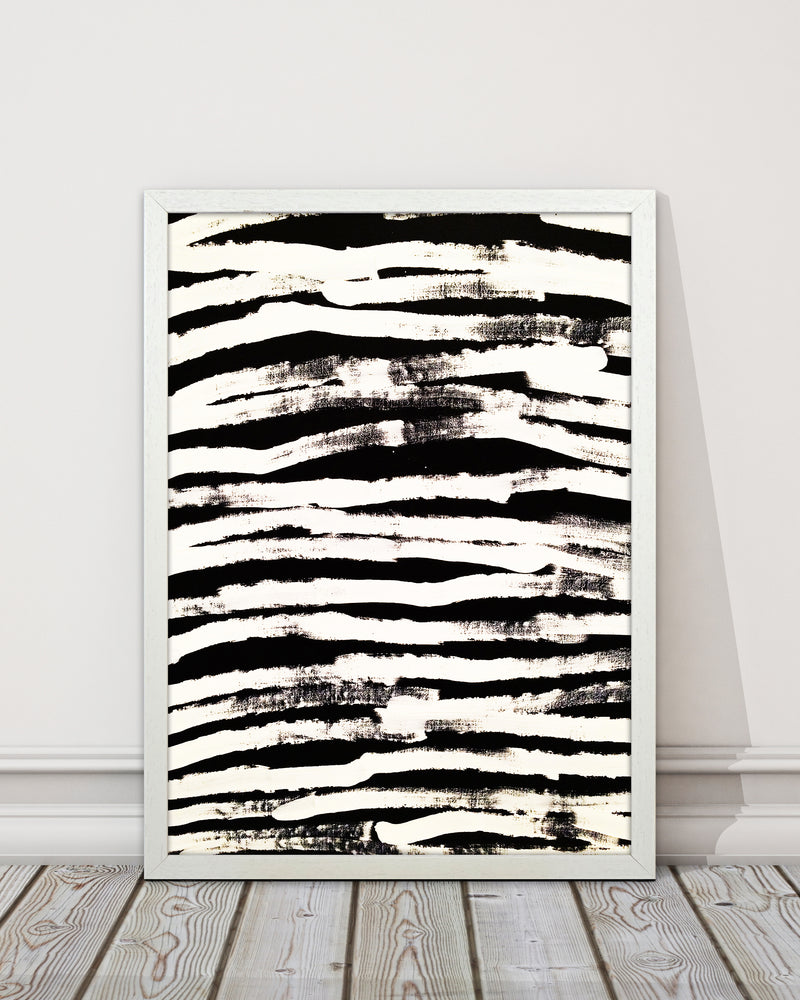 Strokes Abstract Art Print by Kookiepixel