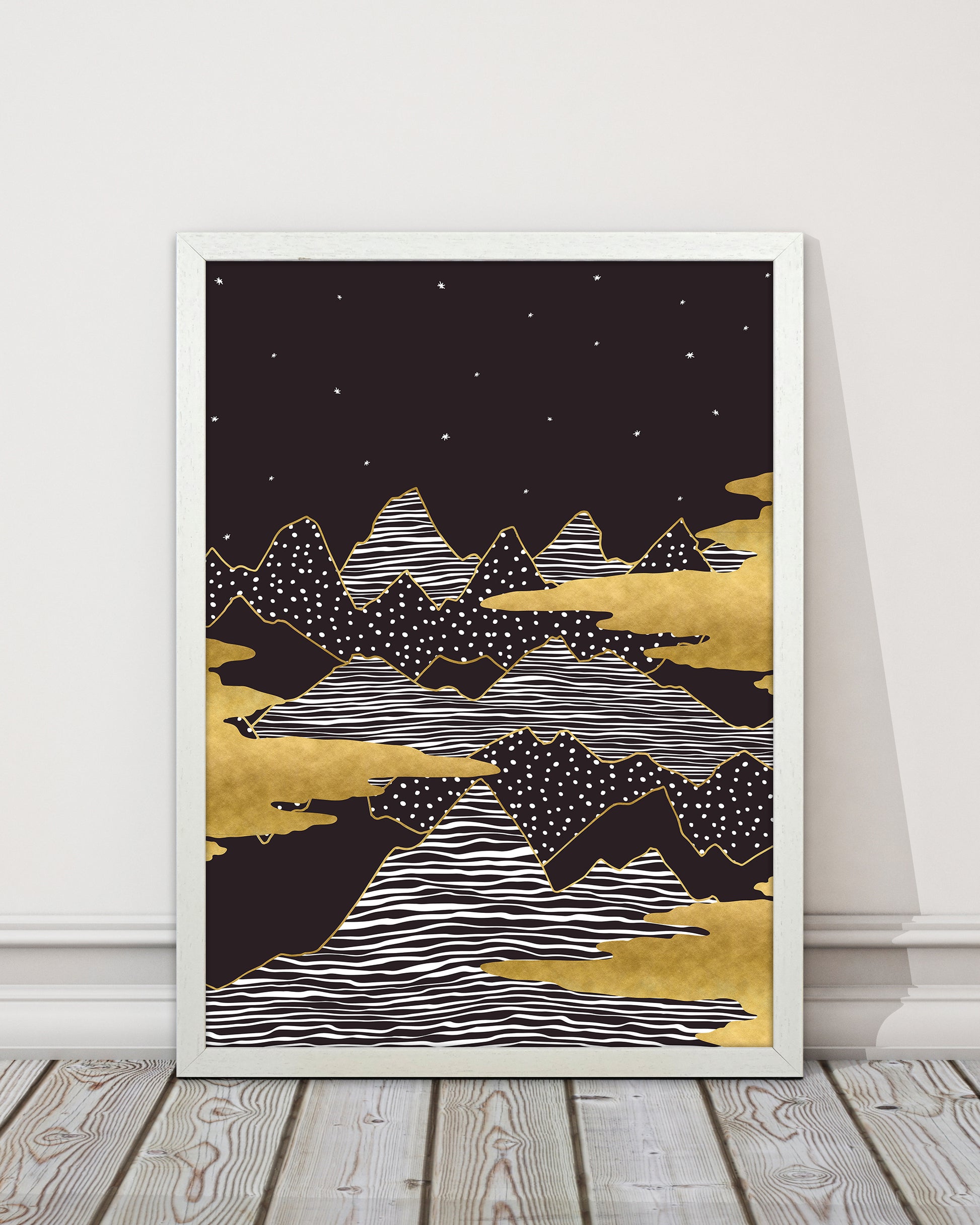 Starry Sky Art Print by Kookiepixel