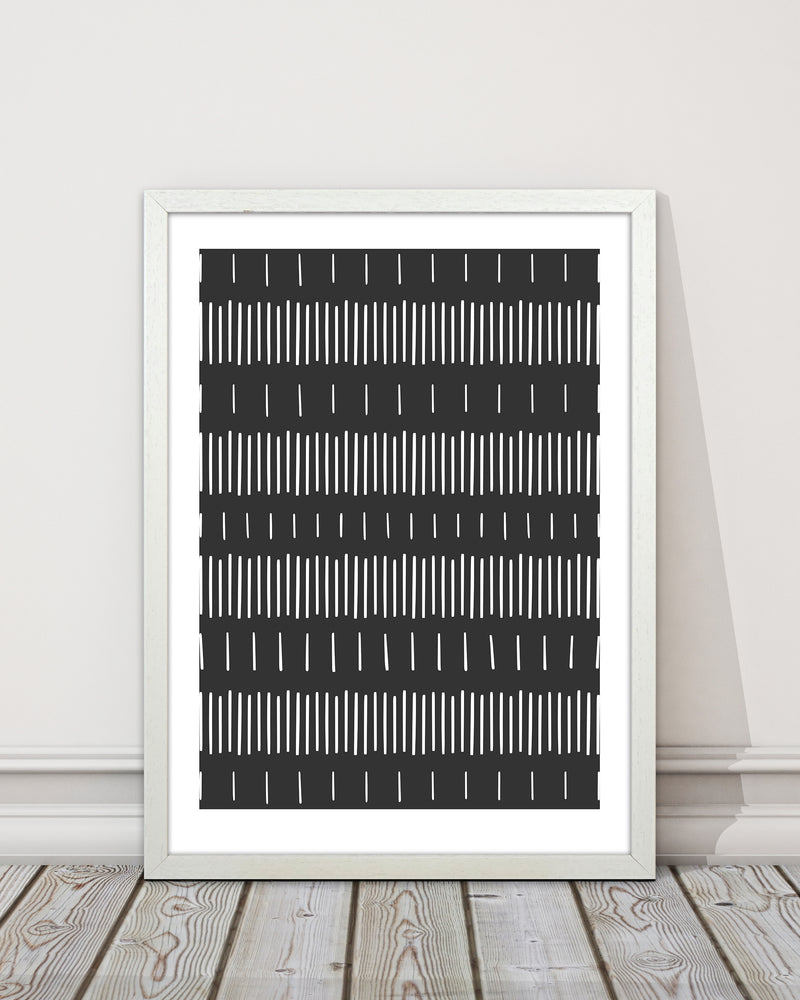 Lines No 1 Abstract Art Print by Kookiepixel