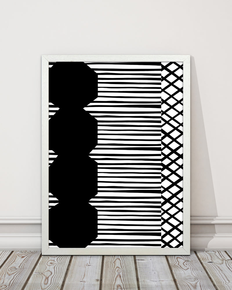 Patchwork Abstract Art Print by Kookiepixel