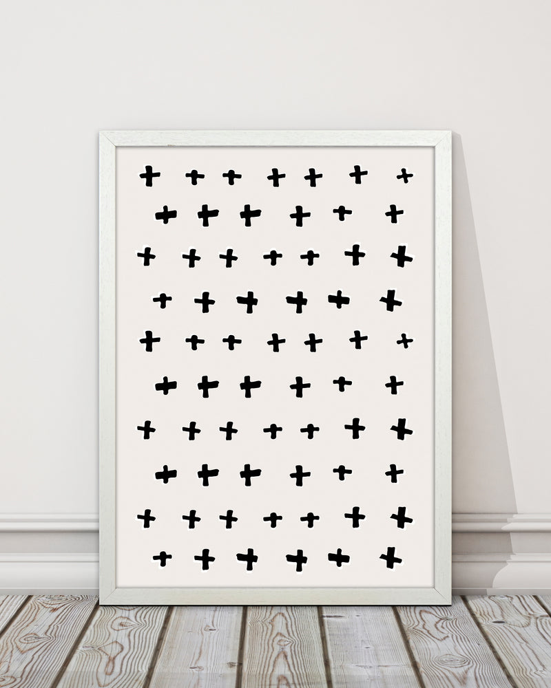 Plus Abstract Art Print by Kookiepixel