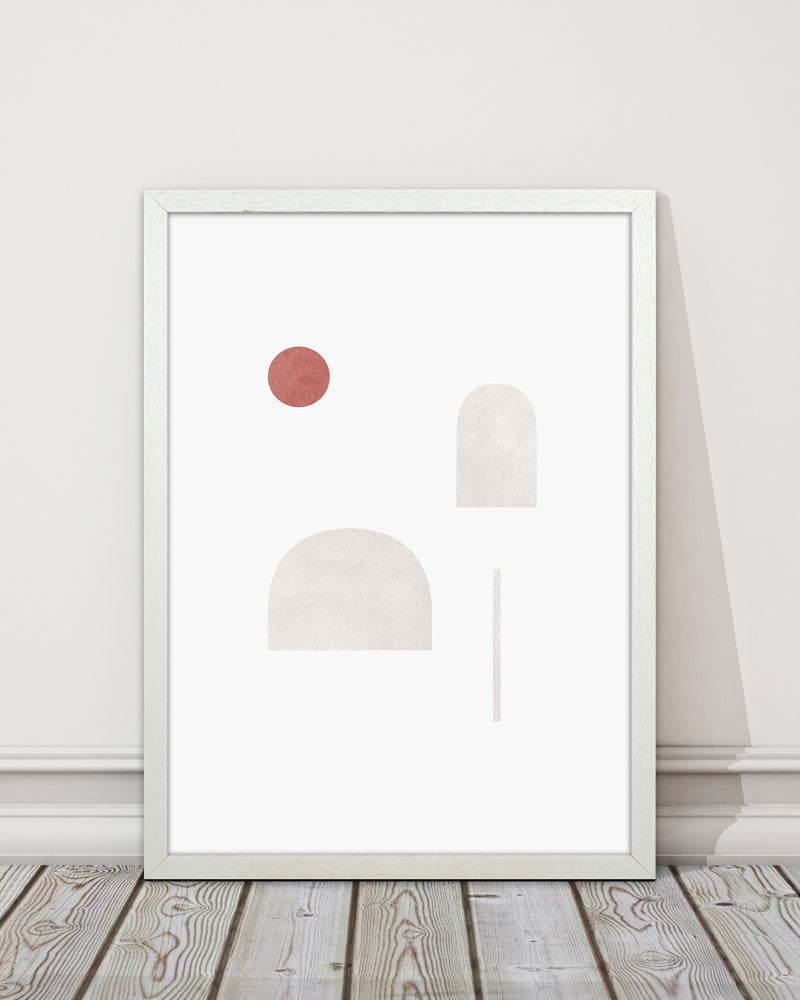 Abstract Geometric No 6 Art Print by Kookiepixel