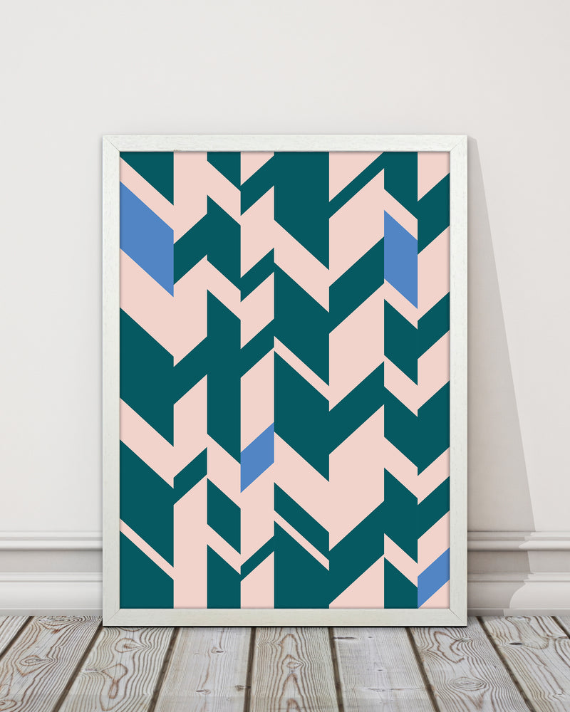 Chevron Art Print by Kookiepixel