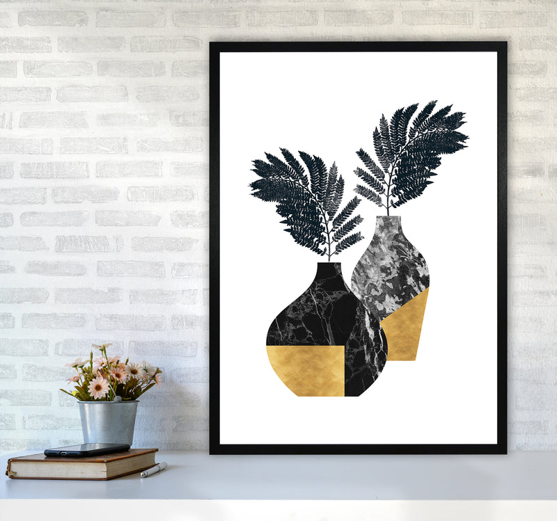 Vases No 1 Art Print by Kookiepixel A1 White Frame