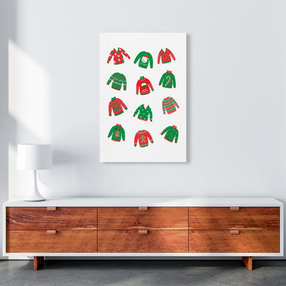 Christmas Jumpers Art Print by Kookiepixel A1 Canvas