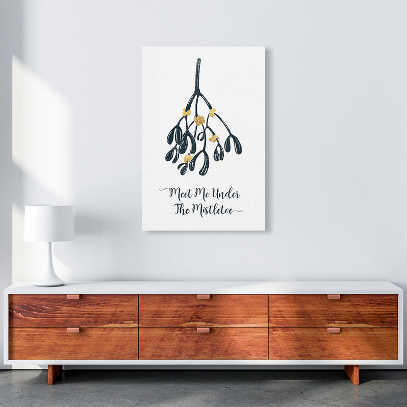 The Mistletoe Christmas Art Print by Kookiepixel A1 Canvas