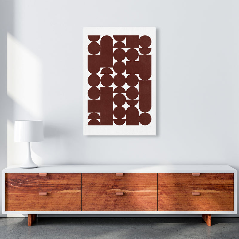Stacked Abstract Art Print by Kookiepixel A1 Canvas