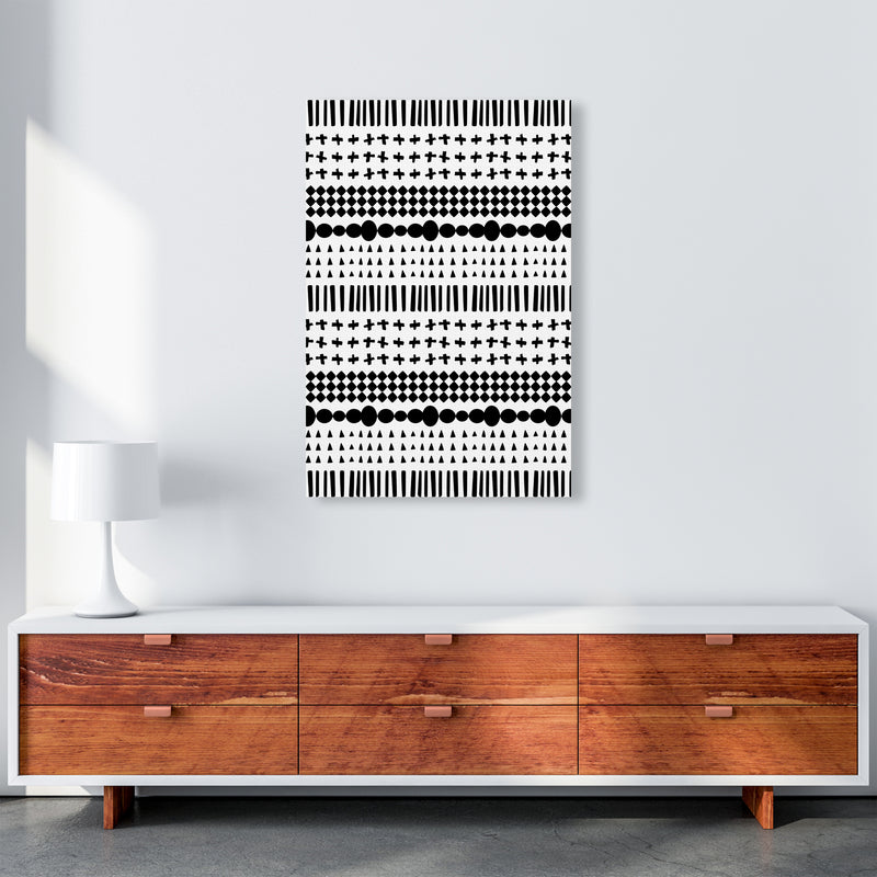 Scandi Pattern No 1 Abstract Art Print by Kookiepixel A1 Canvas