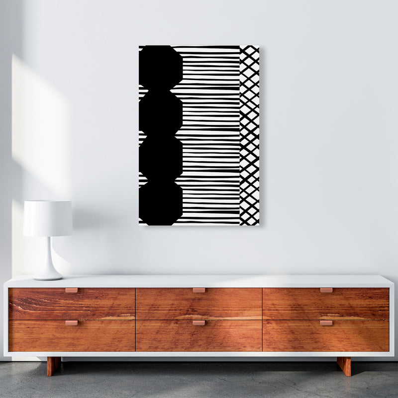 Patchwork Abstract Art Print by Kookiepixel A1 Canvas