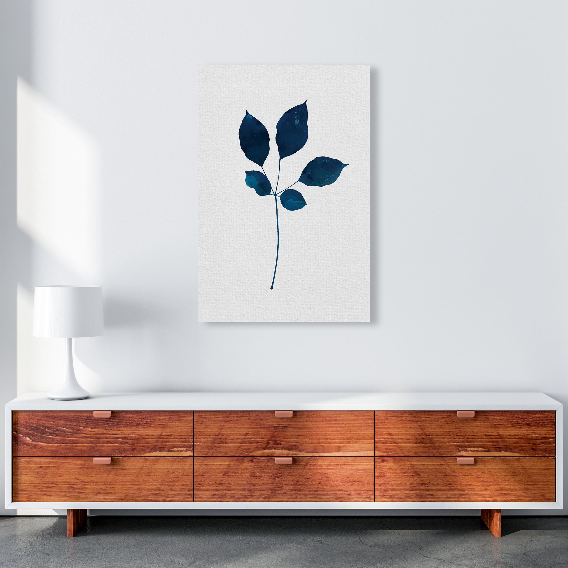 Foliage No 2 Botanical Art Print by Kookiepixel A1 Canvas
