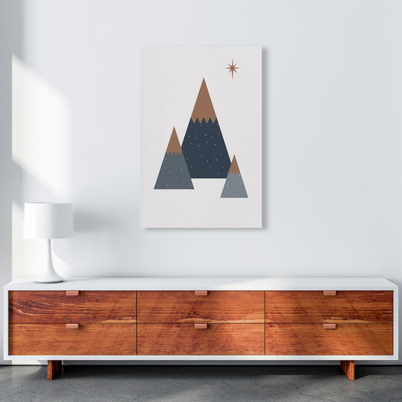Geometric Trees Art Print by Kookiepixel A1 Canvas