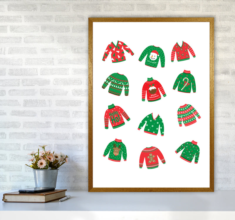 Christmas Jumpers Art Print by Kookiepixel A1 Print Only