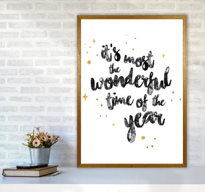Wonderful time No 1 Christmas Art Print by Kookiepixel A1 Print Only