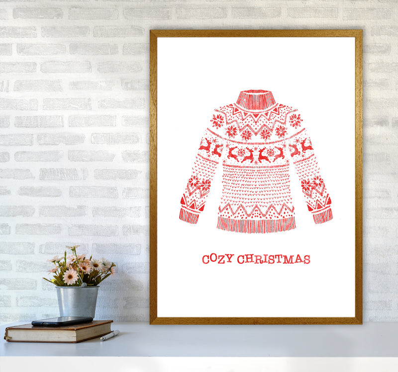 Cozy Christmas Art Print by Kookiepixel A1 Print Only