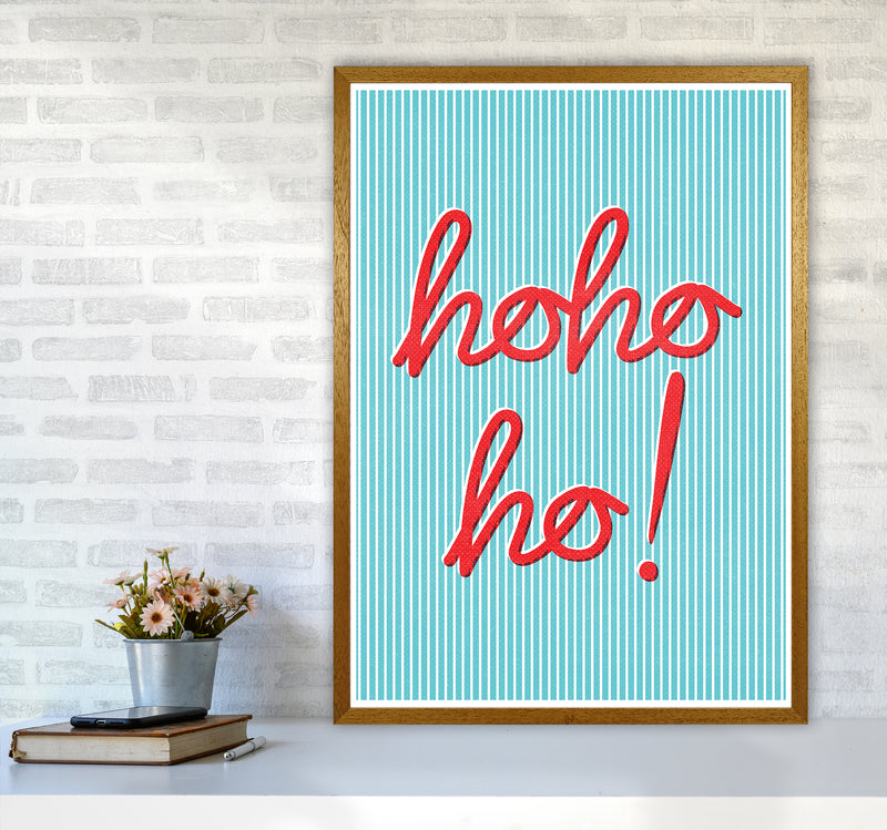 Hohoho Christmas Art Print by Kookiepixel A1 Print Only