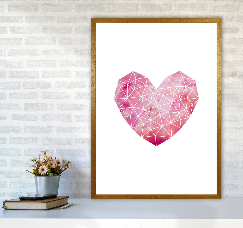 Wire Heart Art Print by Kookiepixel A1 Print Only
