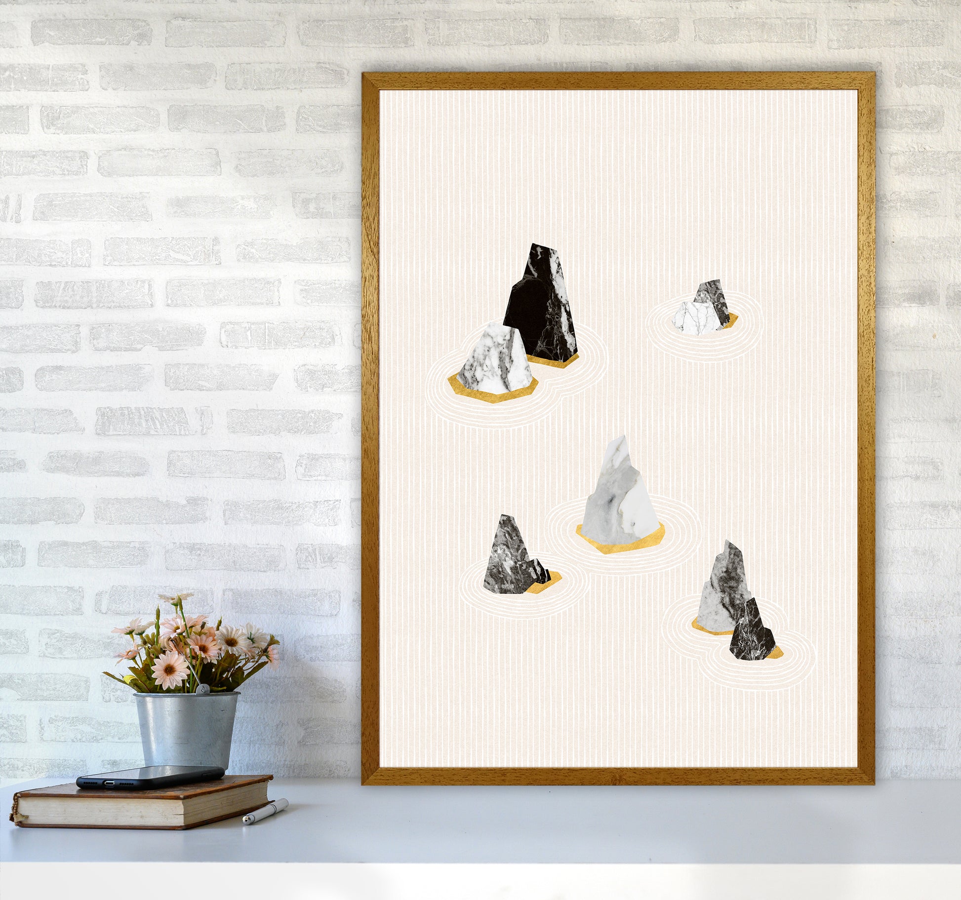 Rock Formation No 2 Art Print by Kookiepixel A1 Print Only