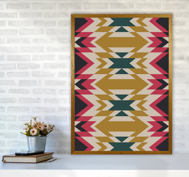 Navajos Print No 2 Abstract Art Print by Kookiepixel A1 Print Only