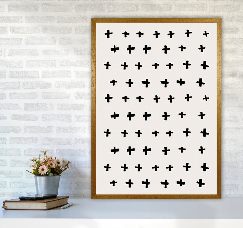 Plus Abstract Art Print by Kookiepixel A1 Print Only