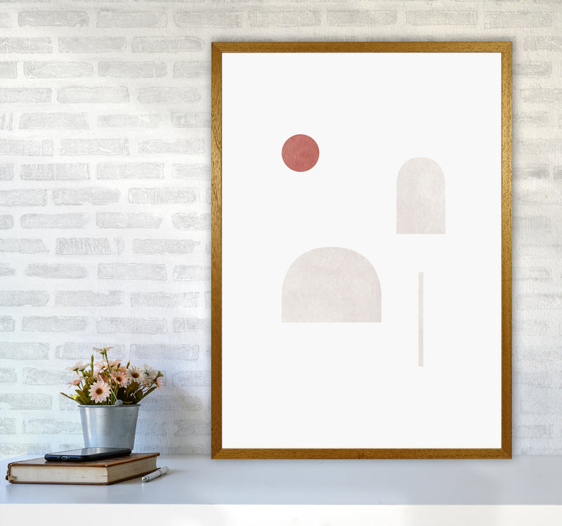 Abstract Geometric No 6 Art Print by Kookiepixel A1 Print Only