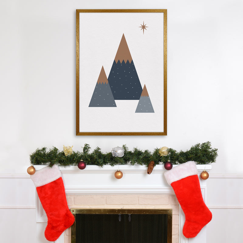 Geometric Trees Art Print by Kookiepixel A1 Print Only