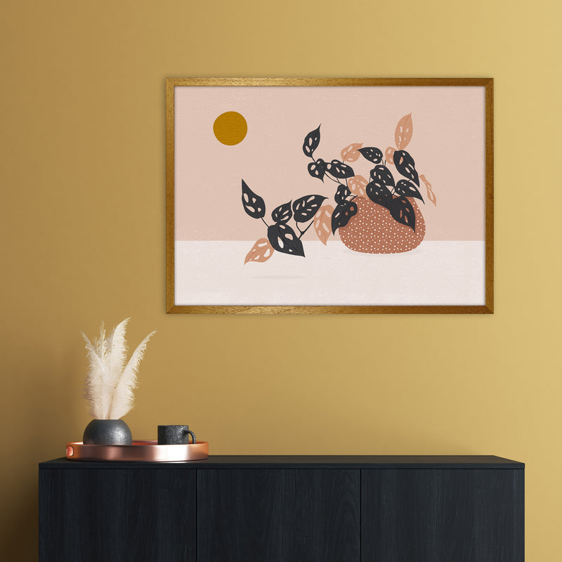 Monkey Mask Plant Botanical Art Print by Kookiepixel A1 Print Only