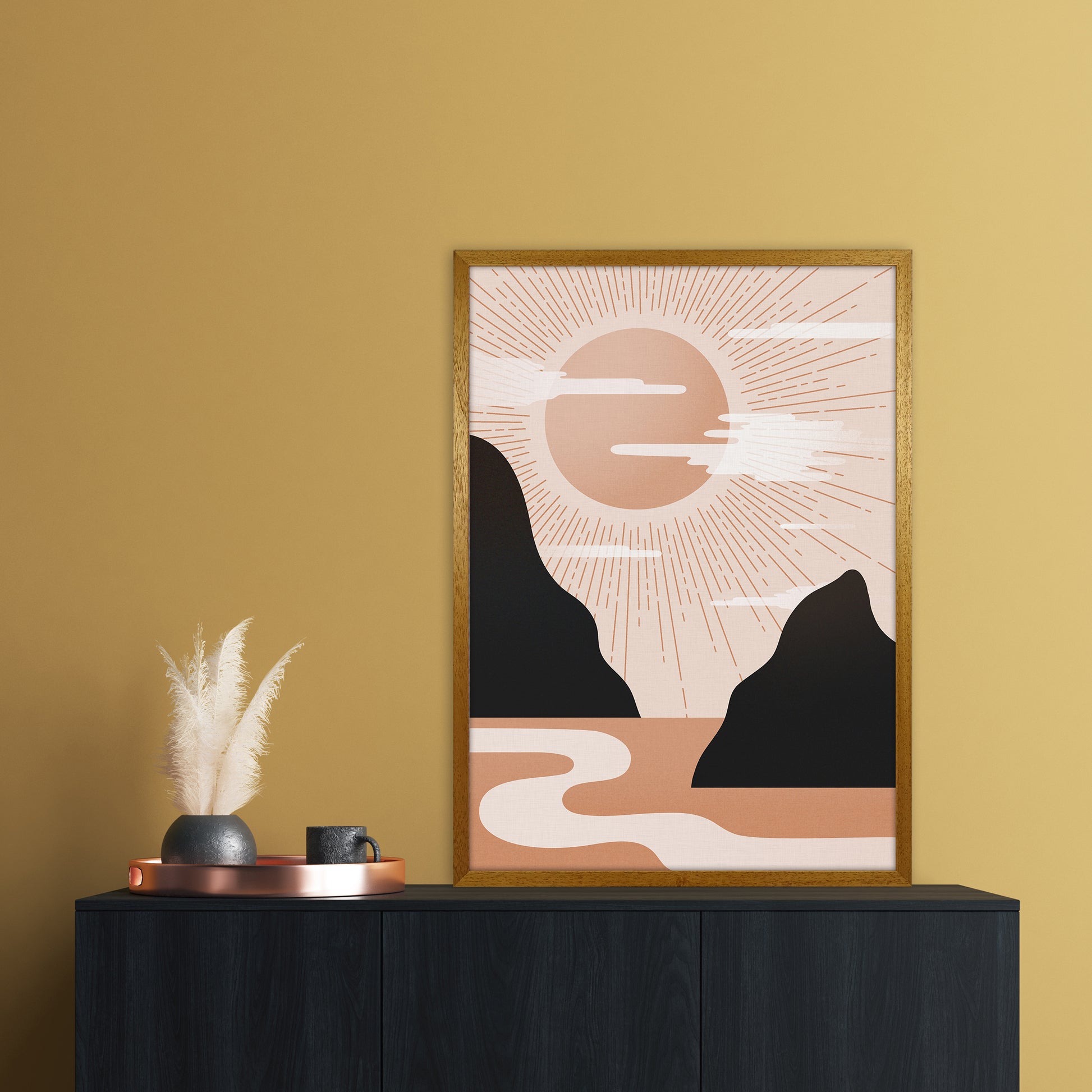 Morning Sunrise No 1 Art Print by Kookiepixel A1 Print Only