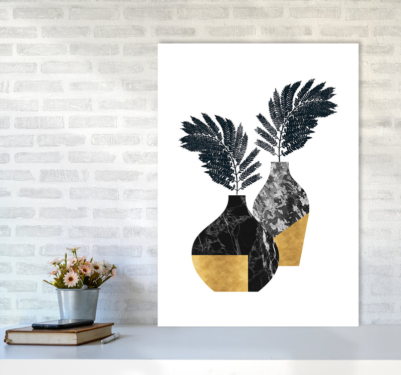 Vases No 1 Art Print by Kookiepixel A1 Black Frame