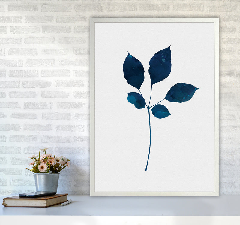 Foliage No 2 Botanical Art Print by Kookiepixel A1 Oak Frame