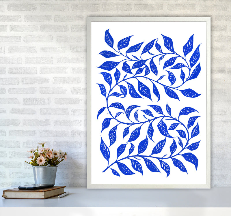 Foliage No 1 Botanical Art Print by Kookiepixel A1 Oak Frame