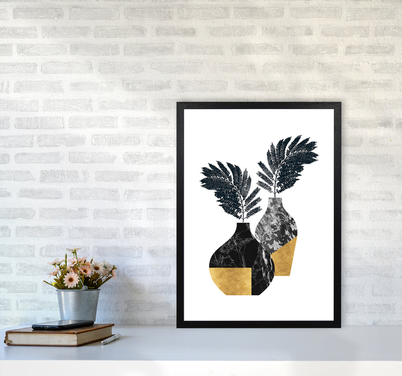 Vases No 1 Art Print by Kookiepixel A2 White Frame