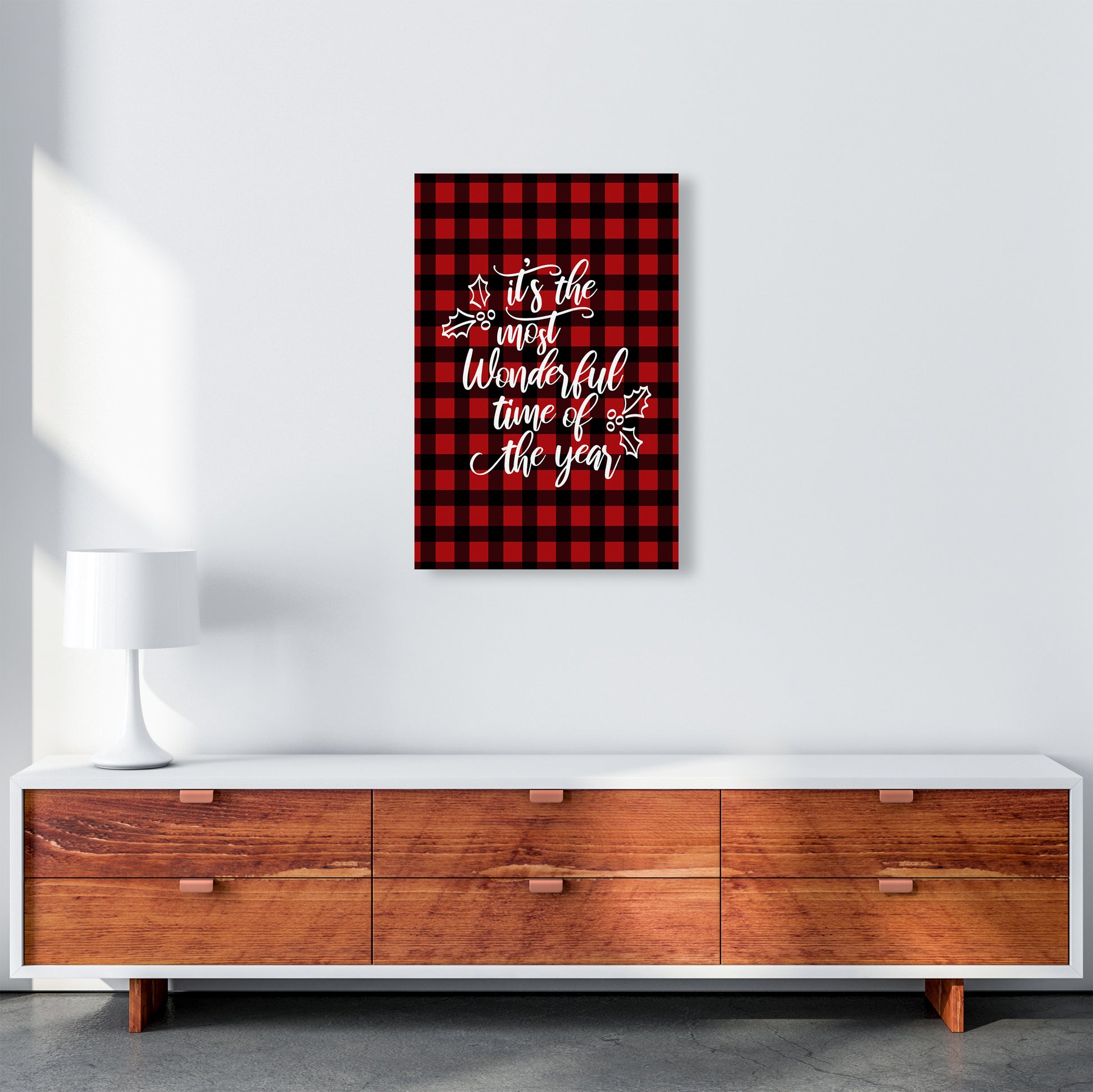 Wonderful time Christmas Art Print by Kookiepixel A2 Canvas