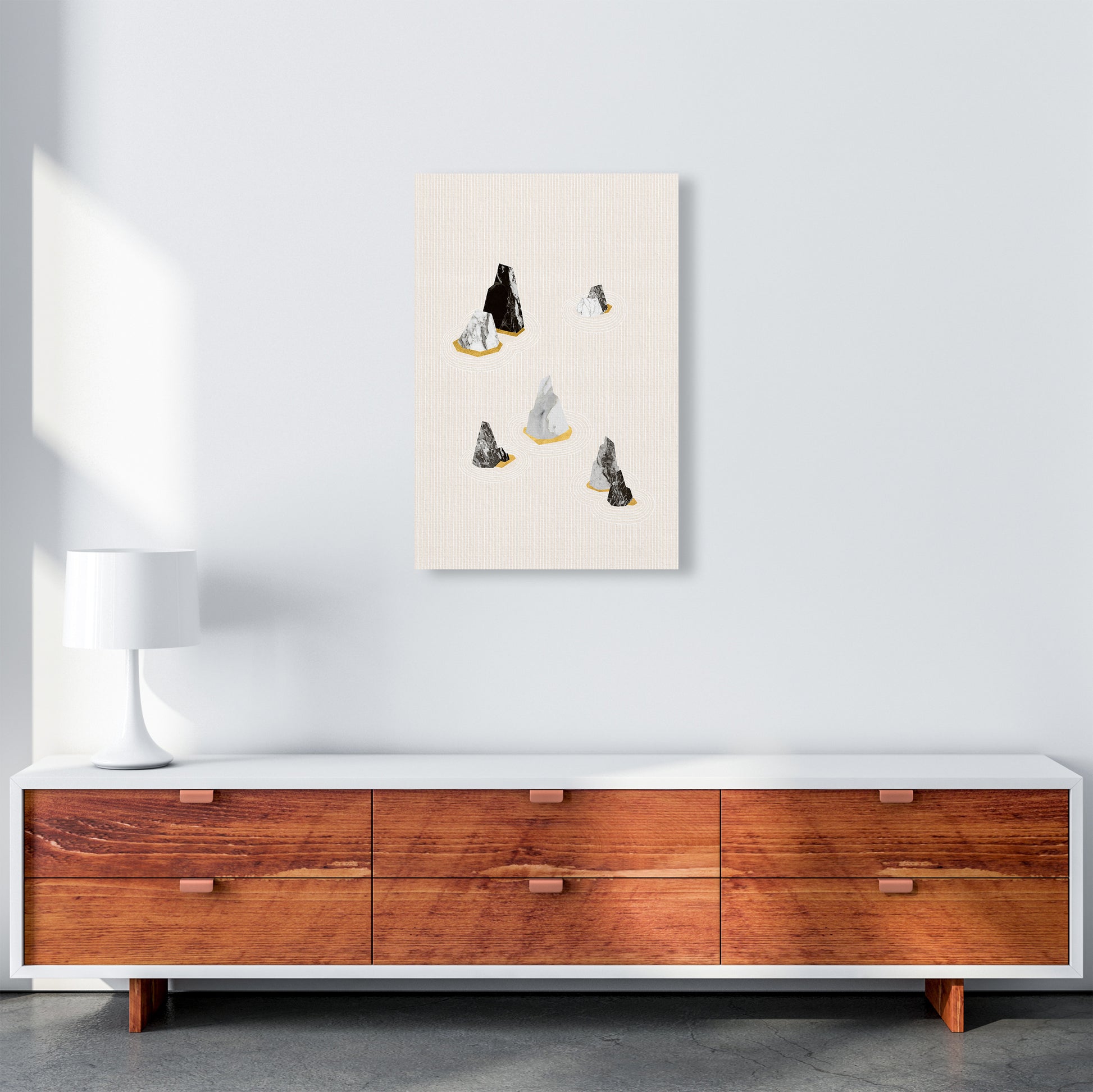 Rock Formation No 2 Art Print by Kookiepixel A2 Canvas