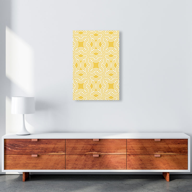 Oriental Print Abstract Art Print by Kookiepixel A2 Canvas