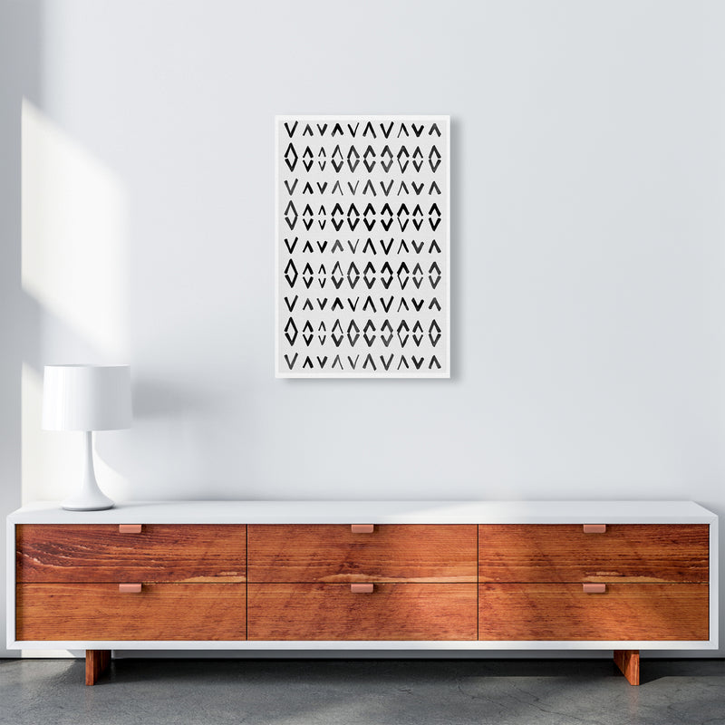Scandi Print No 2 Abstract Art Print by Kookiepixel A2 Canvas