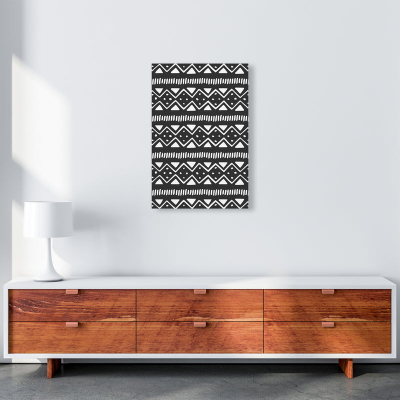 Tribal Pattern Abstract Art Print by Kookiepixel A2 Canvas