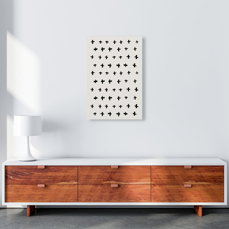 Plus Abstract Art Print by Kookiepixel A2 Canvas