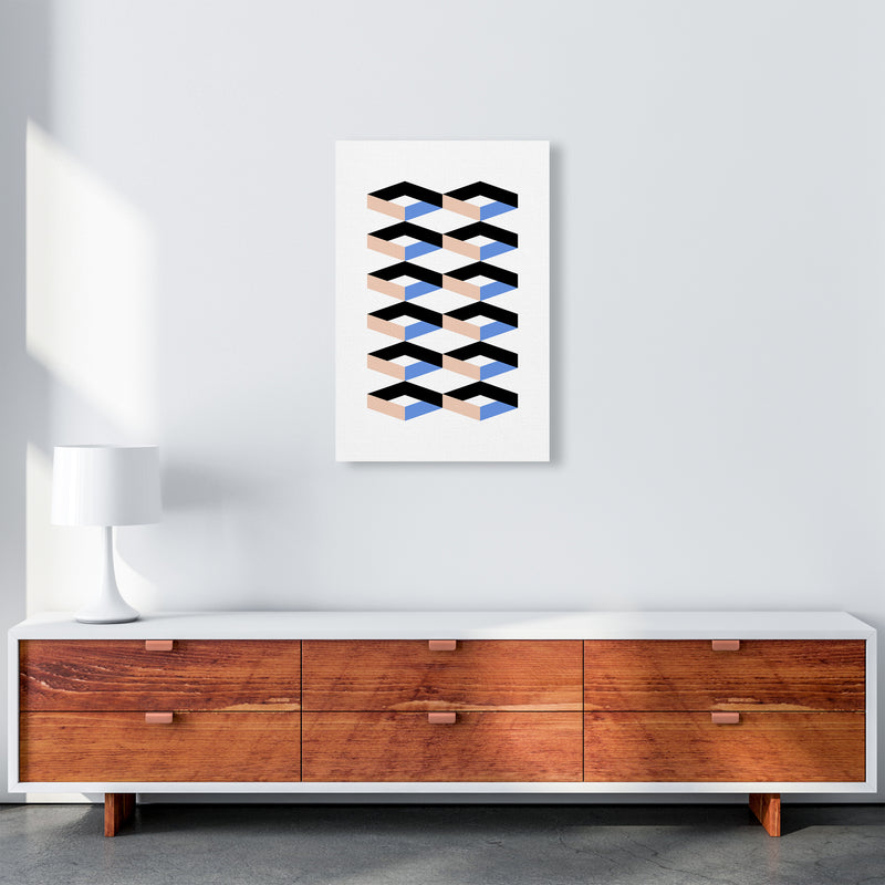 Cubes Geometric Art Print by Kookiepixel A2 Canvas