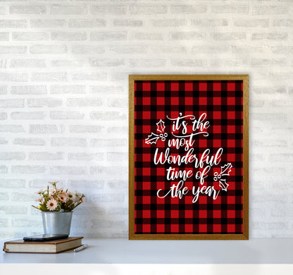 Wonderful time Christmas Art Print by Kookiepixel A2 Print Only