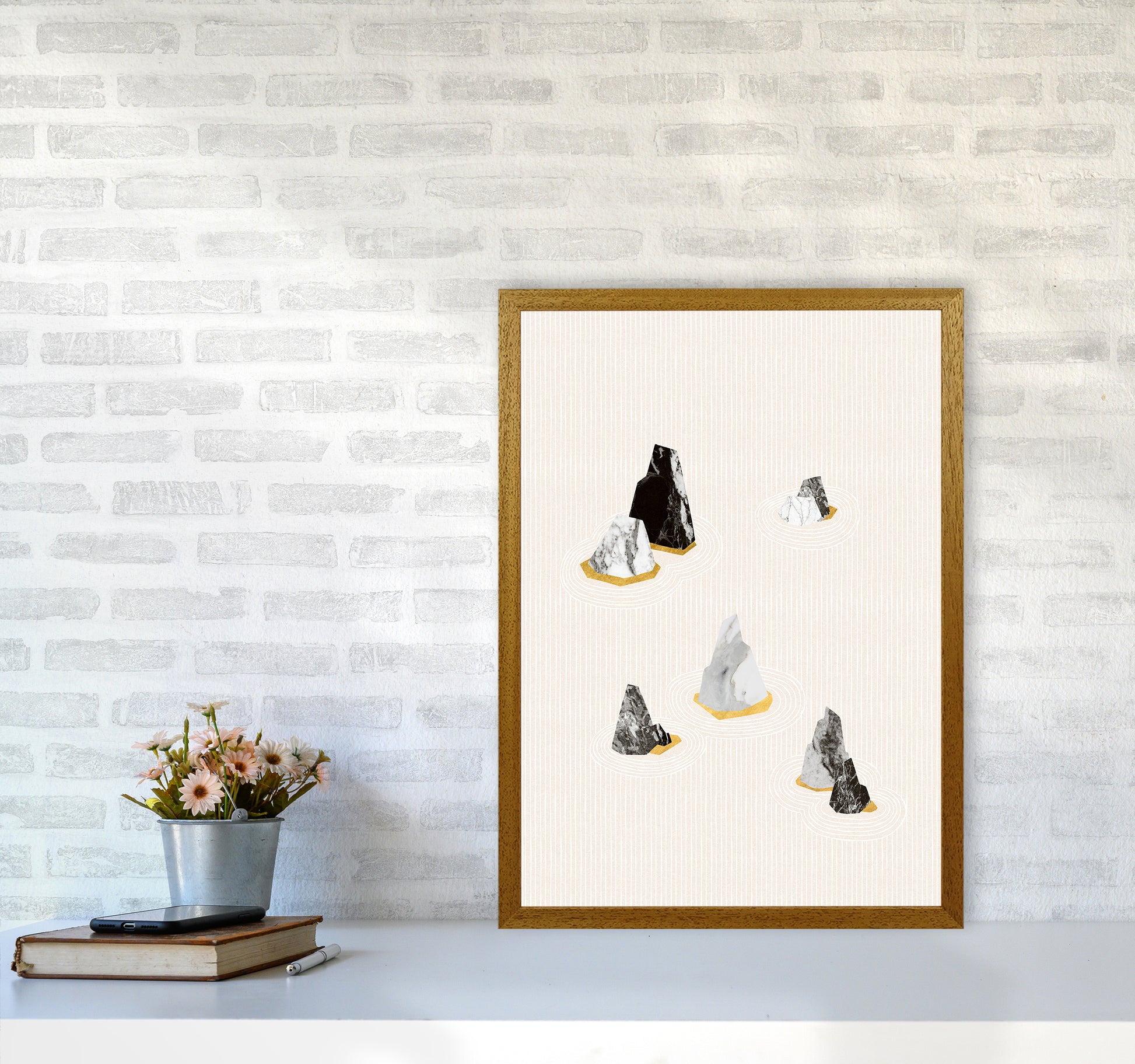 Rock Formation No 2 Art Print by Kookiepixel A2 Print Only