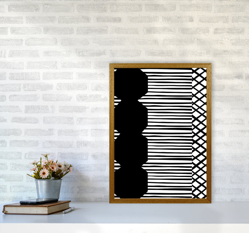 Patchwork Abstract Art Print by Kookiepixel A2 Print Only