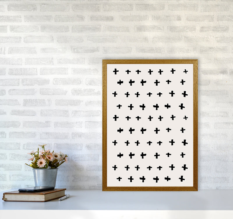 Plus Abstract Art Print by Kookiepixel A2 Print Only