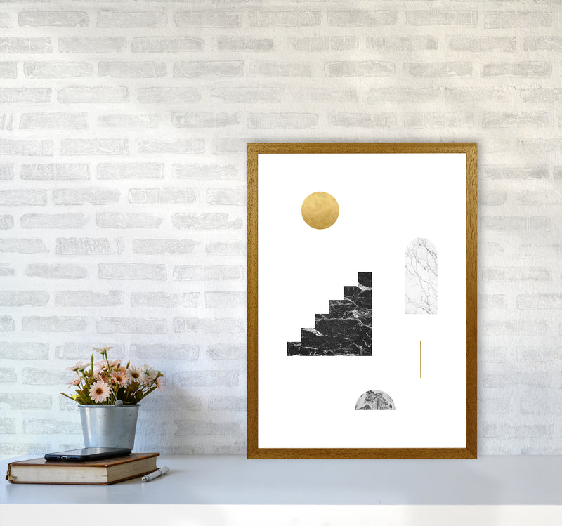 Geometric Shapes No 1  Art Print by Kookiepixel A2 Print Only