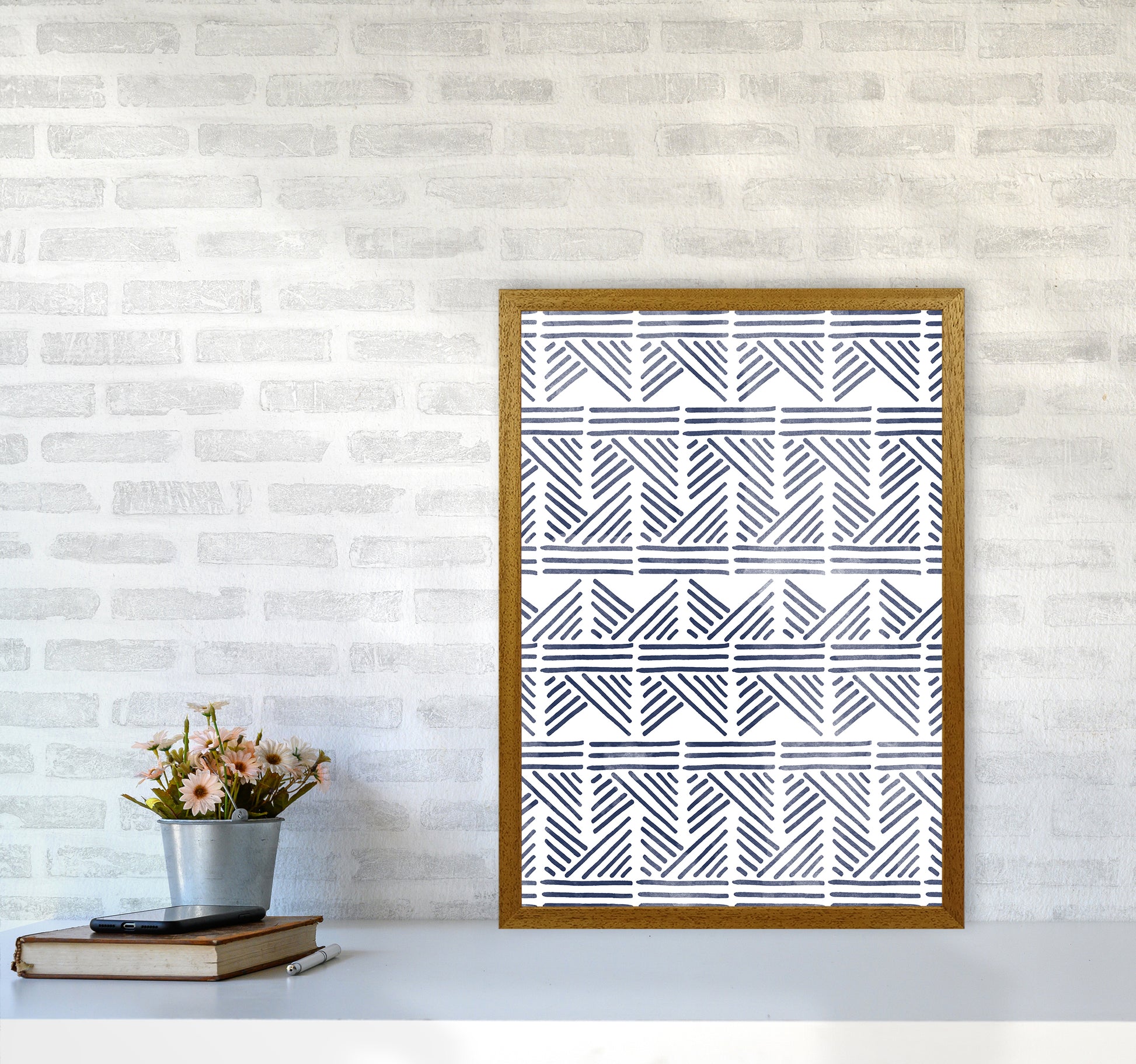 Aztec Print Art Print by Kookiepixel A2 Print Only
