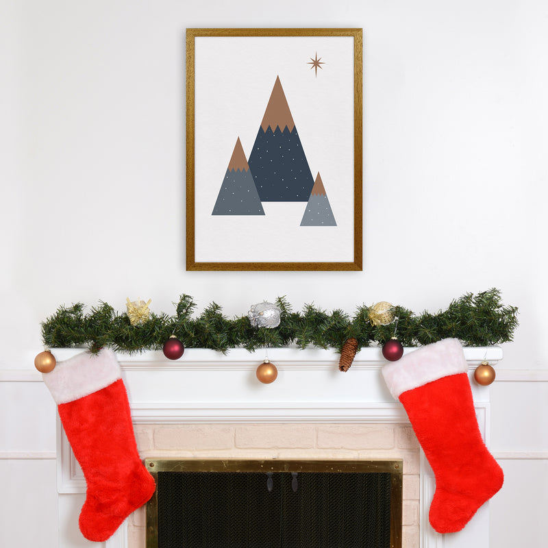 Geometric Trees Art Print by Kookiepixel A2 Print Only