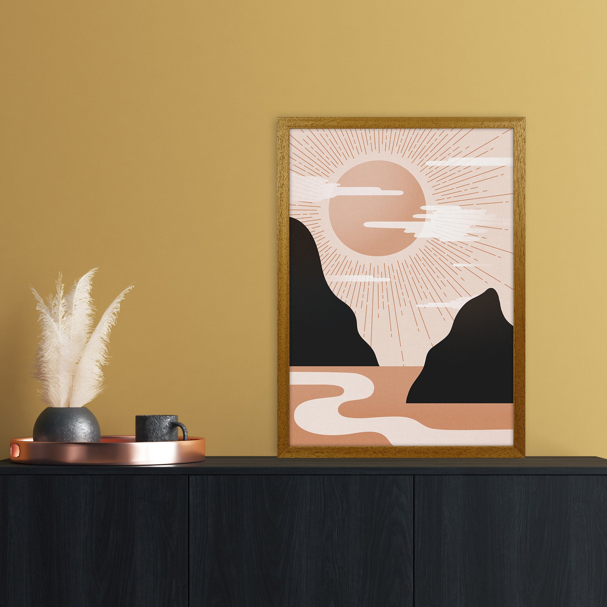 Morning Sunrise No 1 Art Print by Kookiepixel A2 Print Only